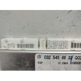 0325456632 CENTRALINA ABS ESP FRENI MERCEDES W211 CLASSE E 220 CDI 2005 BOSCH 0265109512 