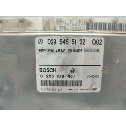 0295455132 CENTRALINA ABS ESP ASR FRENI MERCEDES W210 CLASSE E BOSCH 0265109467 