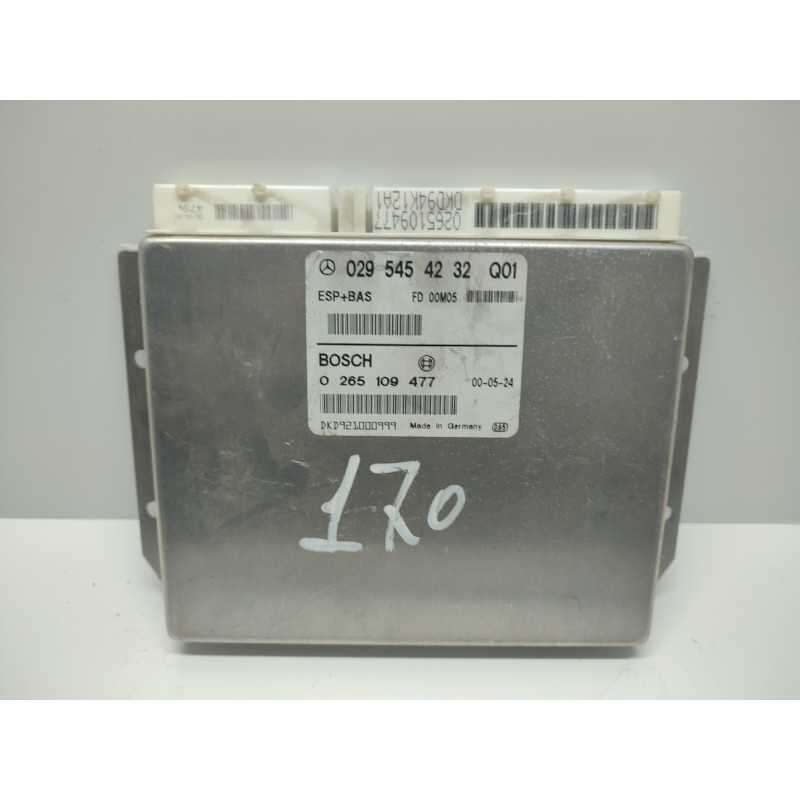 0295454232 CENTRALINA ABS ESP ASR FRENI MERCEDES W168 CLASSE A 170 CDI BOSCH 0265109477