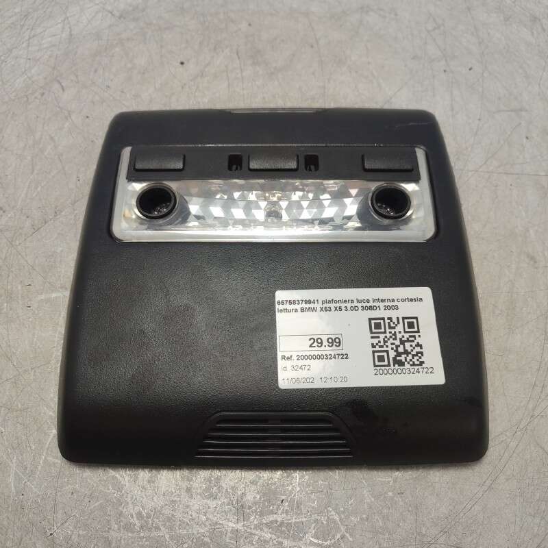65758379941 plafoniera luce interna cortesia lettura BMW X53 X5 3.0D 306D1 2003