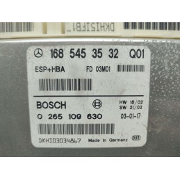  1685453532  CENTRALINA ABS ESP ASR FRENI MERCEDES W168 CLASSE A 170 CDI 1997-04 BOSCH 0265109630