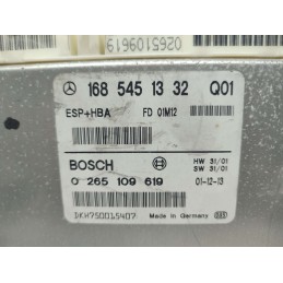 1685451332 CENTRALINA ABS ESP ASR FRENI MERCEDES W168 CLASSE A 140 1997-04 BOSCH 0265109619 