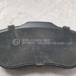 05P1240 kit pastiglie pattini freni anteriori Fiat Panda 169 2003-13 LPR WVA24072