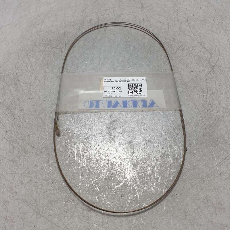 11.428 Cavo aria al carburatore filo interno Fiat 500 600 850 tipo unificato 1972