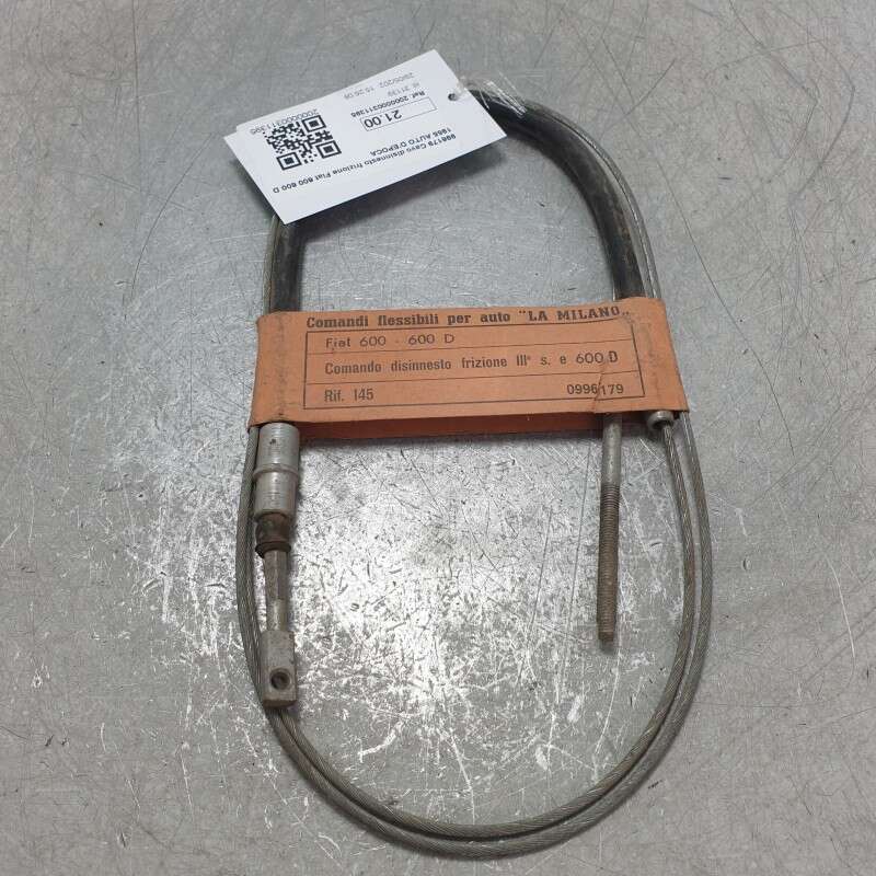 996179 Cavo disinnesto frizione Fiat 600 600 D 1955 AUTO D'EPOCA
