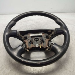 980344861 volante sterzo guida Nissan Almera 2001 in gomma nera 