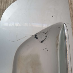 2117500237 rivestimento pannello finitura esterna cofano Mercedes W211 Classe E 270 CRD 2003 bagagliaio posteriore grigio graffi