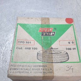 448105 Hofmann contrappesi pesi equilibratura ruota 34 pezzi 5g Tip Top 