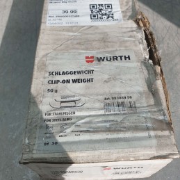 08308450 contrappesi pesi equilibratura ruote 36 pezzi 50g Wurth
