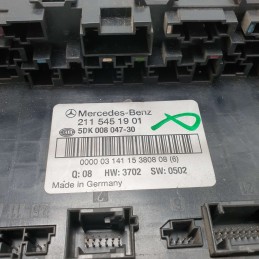 2115451901 Centralina portafusibili fusibiliera Mercedes E W211 2.7D 647961 2003 5DK008047-30