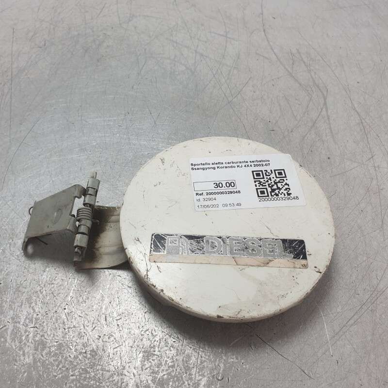 Sportello aletta carburante serbatoio Ssangyong Korando KJ 4X4 2002-07