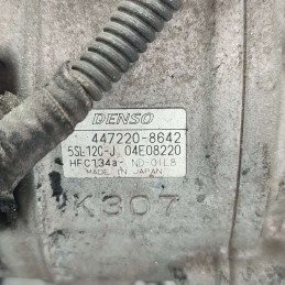 447220-8642 compressore aria condizionata A/C clima Fiat Stilo 1.9 JTD 2001-10 Denso