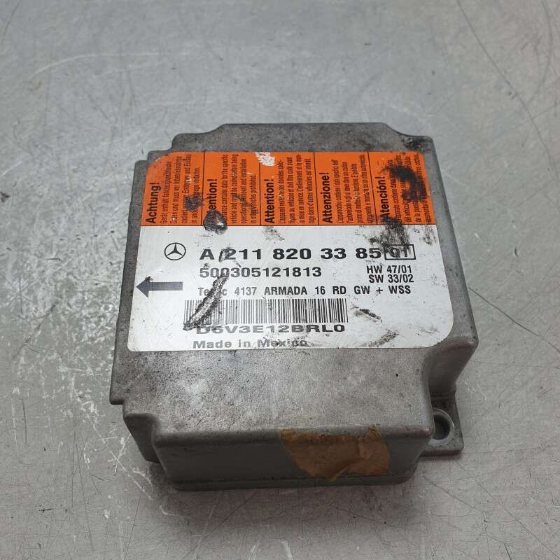 A2118203385 centralina sensore airbag Mercedes E W211 2.7D 647961 2003 Temic