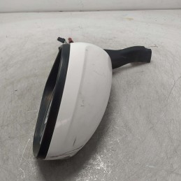 232673078 specchietto retrovisore laterale Peugeot 208 1.6 55kw BH02 2019 anteriore destro DX bianco con graffi elettrico 6+5pin
