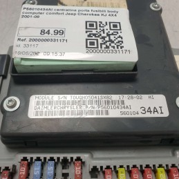 P56010434AI centralina porta fusibili body computer comfort Jeep Cherokee KJ 4X4 2001-08 