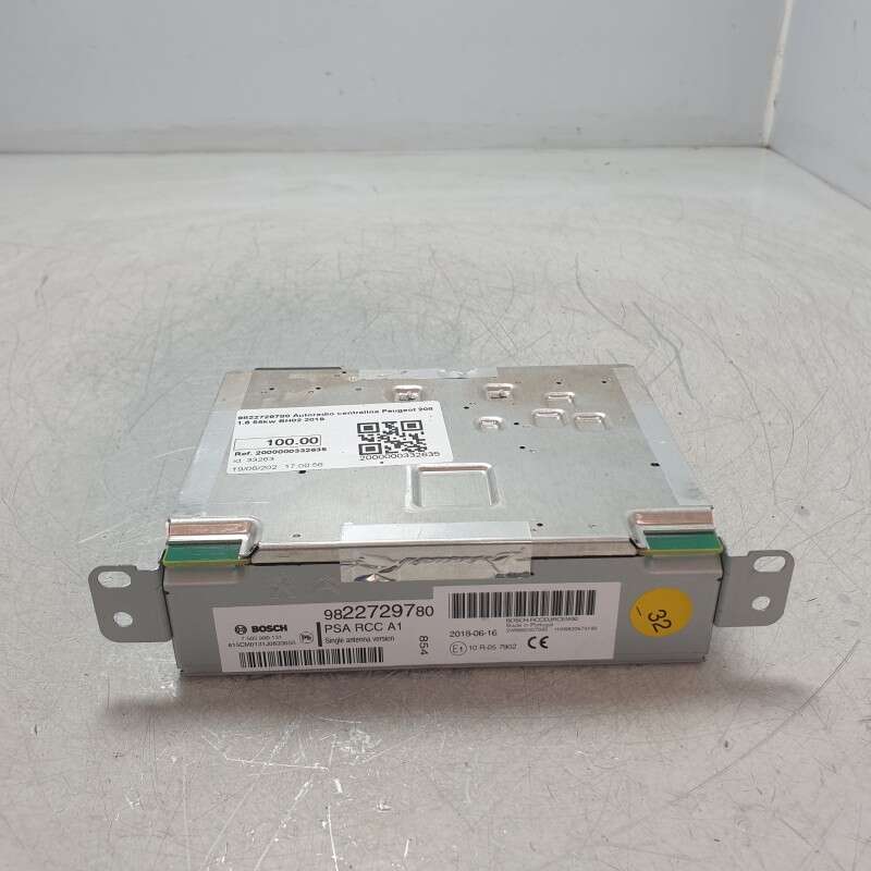 9822729780 Autoradio centralina Peugeot 208 1.6 55kw BH02 2019