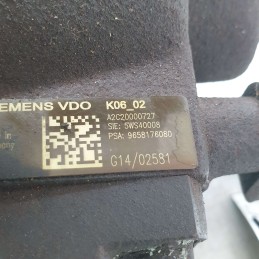 9658176080 Pompa common rail gasolio alta pressione Ford Fiesta V 1.4HDI 2005 