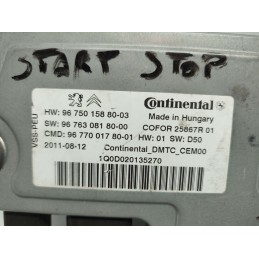 9675015880 centralina ecu STAR&STOP Citroen C4 1.6 HDI 2012 Continental