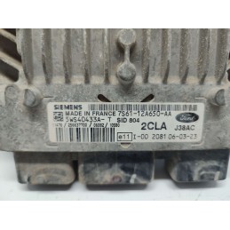 CENTRALINA MOTORE FORD FIESTA 1.4 TDCI SIEMENS 5WS40433A-T 7S61-12A650-AA
