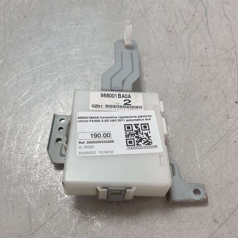 988001BA0A Centralina regolazione piantone Infiniti FX30D 3.0D V9X 2011 automatico 4x4