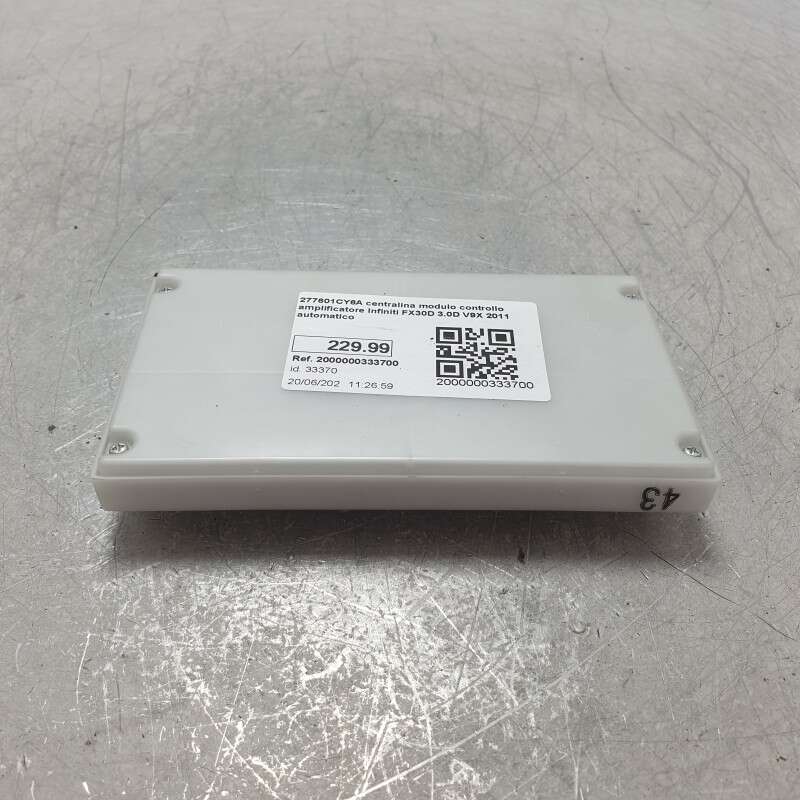 277601CY6A centralina modulo controllo amplificatore Infiniti FX30D 3.0D V9X 2011 automatico