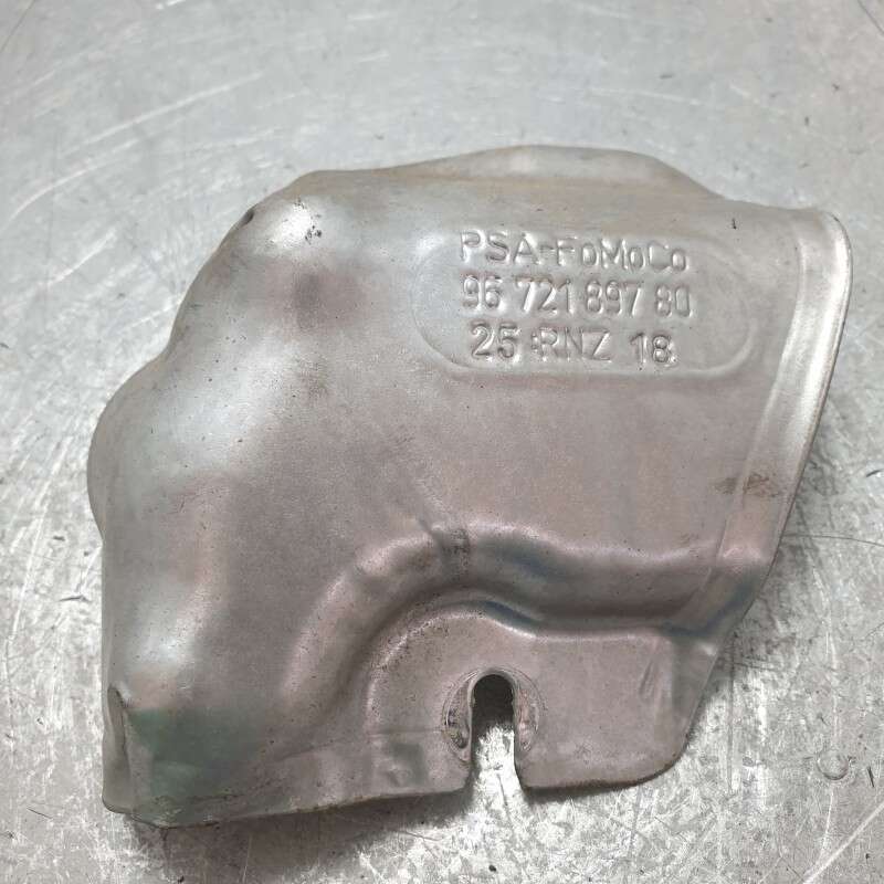 9672189780 Termoprotettore collettore scarico Peugeot 208 1.6d 55kw BH02 2019 impianto bosch