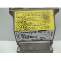 98AG14B056AF CENTRALINA SENSORE AIRBAG FORD FOCUS 1.8 TDCI 2000 BOSCH 0285001248 