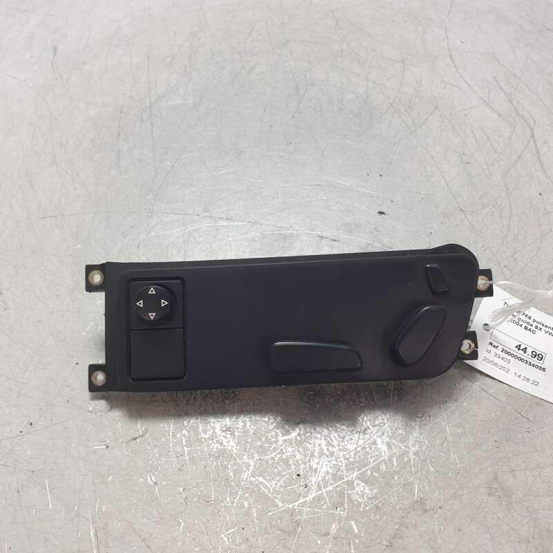 7L6959765 pulsantiera interruttori regolazione sedile guida SX VW Touareg 2.5 TDI R5 DPF 128 KW 2004 BAC