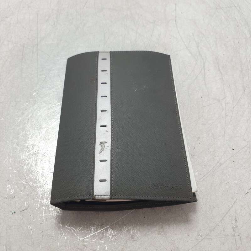 Bustina raccoglitore manuali uso e manutenzione VW Touareg 2.5 TDI R5 DPF 128 KW 2004 BAC originali in inglese e tedesco