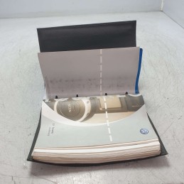 Bustina raccoglitore manuali uso e manutenzione VW Touareg 2.5 TDI R5 DPF 128 KW 2004 BAC originali in inglese e tedesco