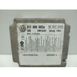 1K0909605A CENTRALINA SENSORE AIRBAG VOLKSWAGEN GOLF V MK5 2005 5WK43411 46030405A
