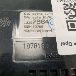 13267984 display schermo multifunzione Opel Astra J 1.4 B 16V 74 KW A14XER 2011