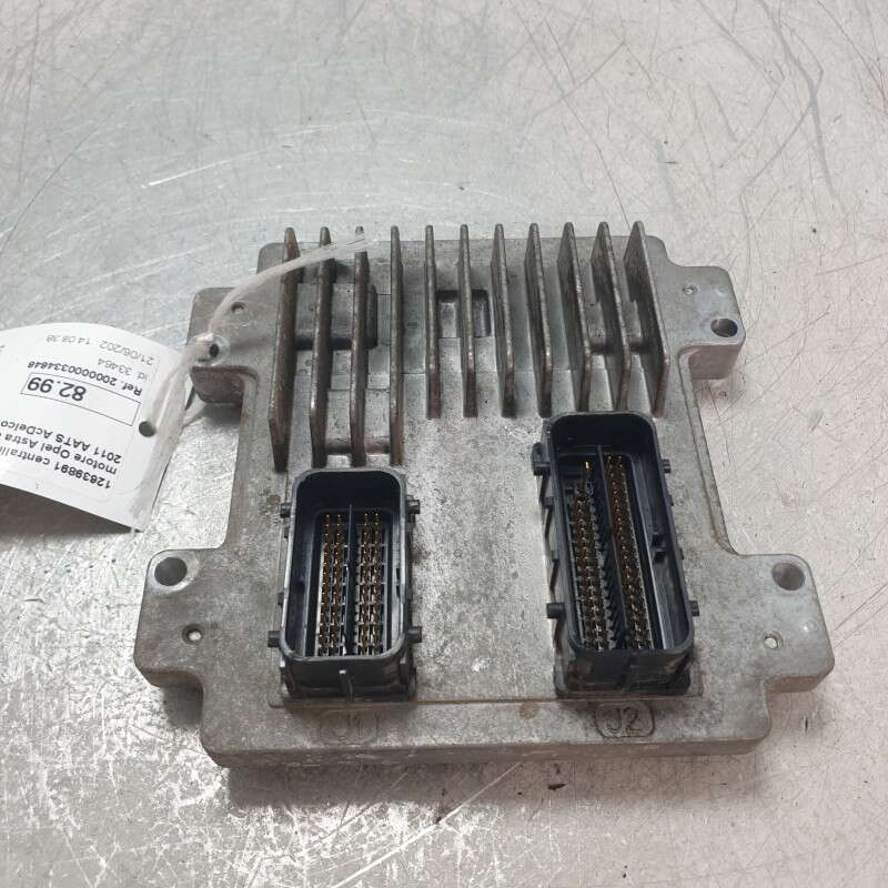 12639891 centralina ecu modulo controllo motore Opel Astra J 1.4 B 16V 74 KW A14XER 2011 AATS AcDelco E83