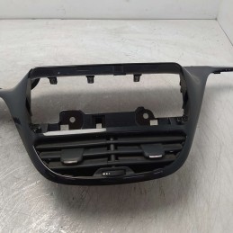 9873830077 cornice finitura pannello cruscotto Peugeot 208 1.6 55kw BH02 2019 bocchette aerazione nero lucido