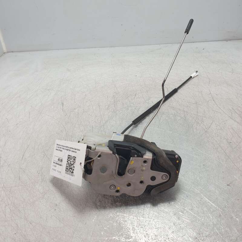 Serratura chiusura elettrica portiera Opel Astra J 1.4 B 16V 74 KW A14XER 2011 anteriore destra DX 6pin