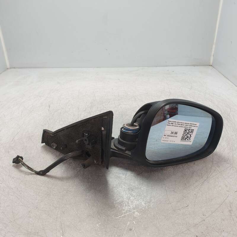 Specchietto retrovisore laterale Alfa Romeo Mito 955 1.6 JTDM 85KW 120CV 2009 anteriore destro DX senza calotta elettrico 4pin
