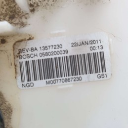 0580200039 Pompa carburante cestello bassa pressione Opel Astra J 1.4 BENZ 2009-15