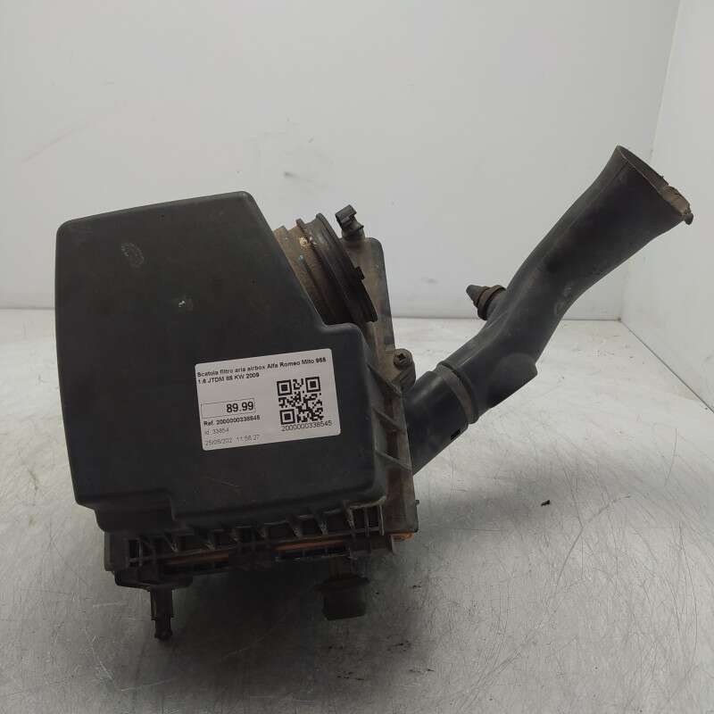 Scatola filtro aria airbox Alfa Romeo Mito 955 1.6 JTDM 85 KW 2009