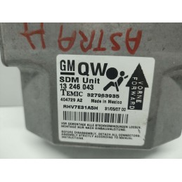  13246043 CENTRALINA AIRBAG OPEL ASTRA H TEMIC 327963935