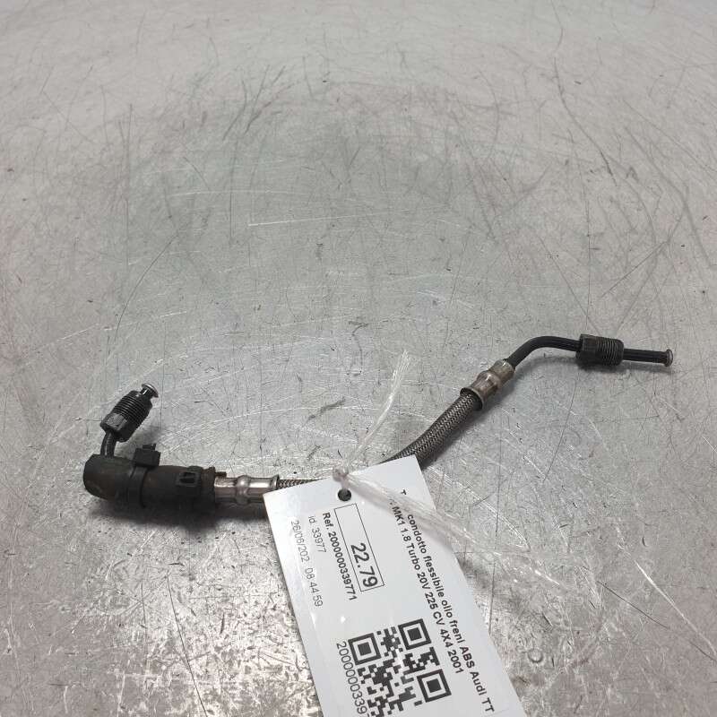 Tubo condotto flessibile olio freni ABS Audi TT 8N MK1 1.8 Turbo 20V 225 CV 4X4 2001
