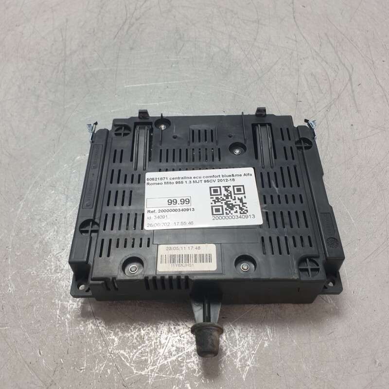 50521871 centralina ecu comfort blue&me Alfa Romeo Mito 955 1.3 MJT 95CV 2012-18