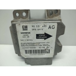 90532443 CENTRALINA SENSORE AIRBAG OPEL CORSA B  1993-02 1923594 5WK4189 SIEMENS