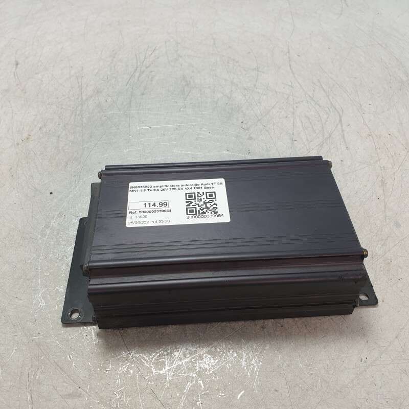 8N8035223 amplificatore autoradio Audi TT 8N MK1 1.8 Turbo 20V 225 CV 4X4 2001 Bose
