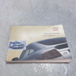 Manuale libretto uso e manutenzione Audi TT 8N MK1 1.8 Turbo 20V 225 CV 4X4 2001 originale in inglese
