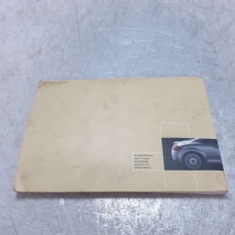 Manuale libretto uso e manutenzione Audi TT 8N MK1 1.8 Turbo 20V 225 CV 4X4 2001 originale in inglese