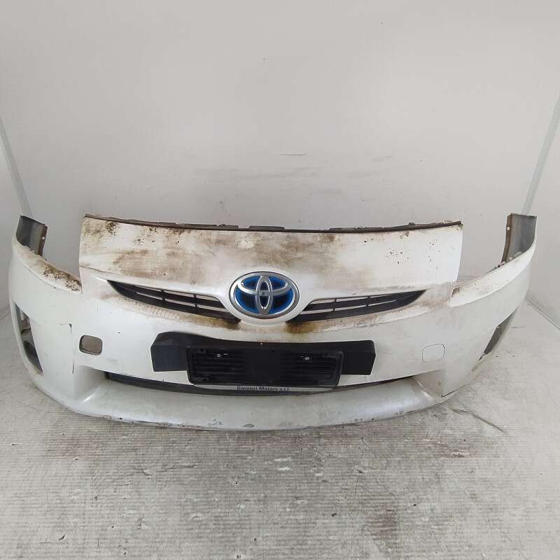 52119-47080 paraurti anteriore Toyota Prius XW30 Ibrid 1.8 HSD 73 KW 99 CV 2009-15 bianco ATTENZIONARE FOTO
