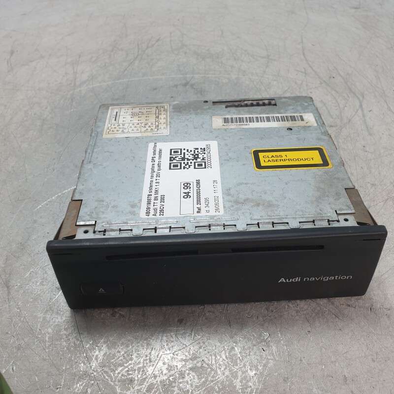 4B0919887B sistema navigatore GPS satellitare Audi TT 8N MK1 1.8 T 20V quattro roadster 225CV 2003