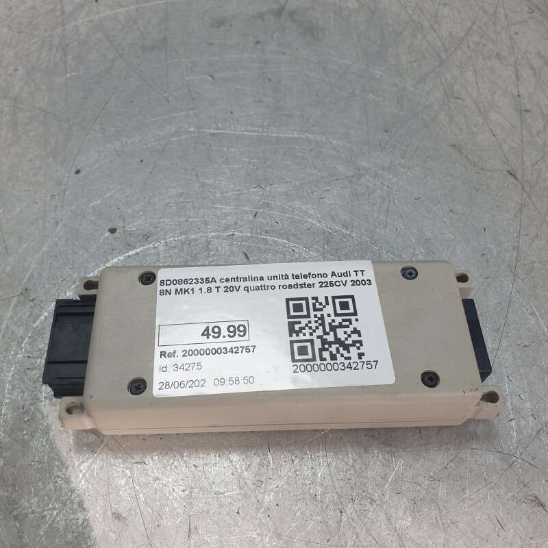 8D0862335A centralina unità telefono Audi TT 8N MK1 1.8 T 20V quattro roadster 225CV 2003
