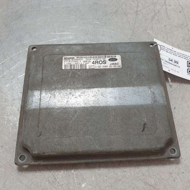 2S6A-12A650-SE centralina ecu modulo controllo motore Ford Fiesta V MK5 1.4 B 16V 80CV 59 KW 2003 4ROS Siemens