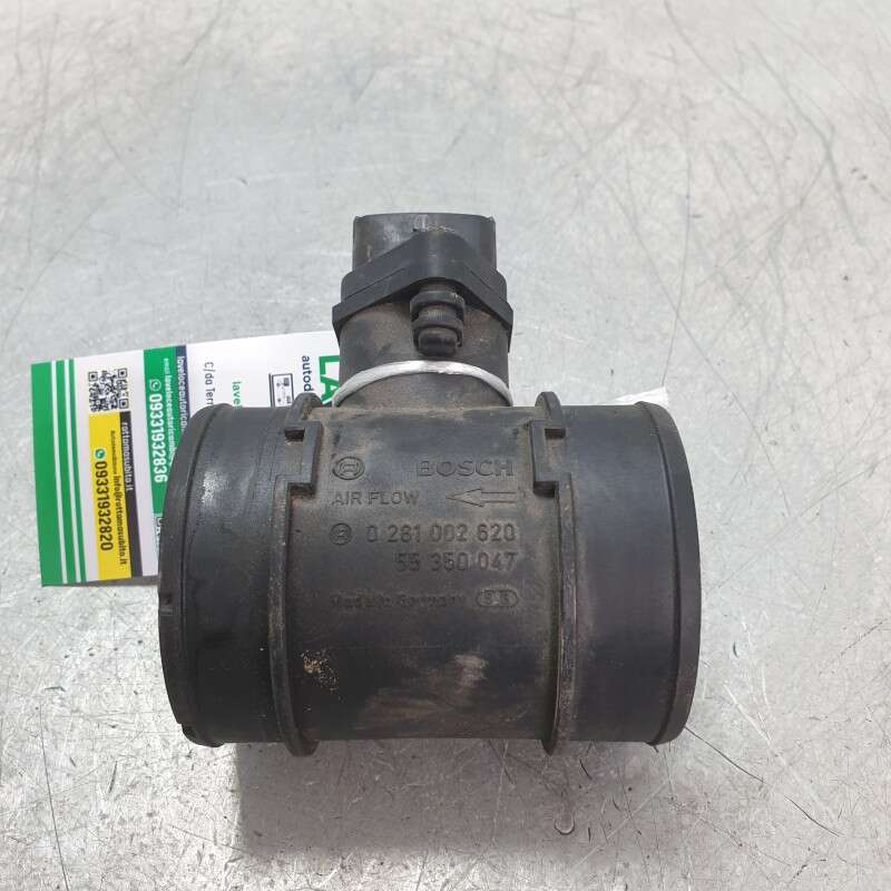 0281002620 Debimetro misuratore massa d'aria Citroen C3 1.4HDI 50KW 8H01 2014 55350047